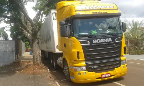 Caminhão roubado em Curitiba é localizado em Marilândia do Sul