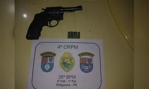 Motorista embriagado dispara arma na rua e é preso em Ortigueira