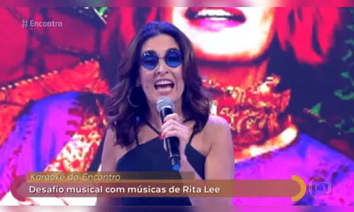 Fátima Bernardes vira meme após desafinar ao cantar música ao vivo