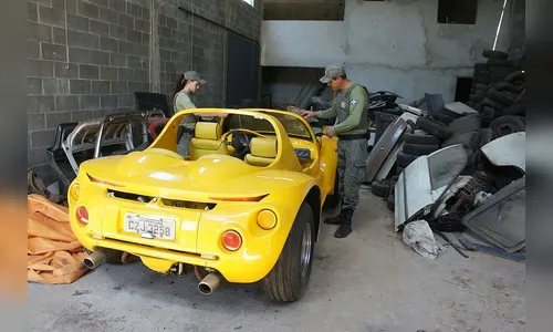 Operação lacra desmanche de veículos e localiza buggy de José Rico