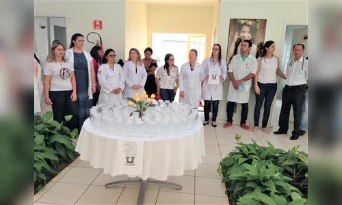 Cisam recebe potes de armazenamento de leite materno