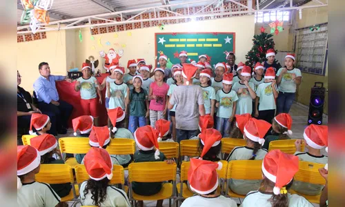 Alunos de Escola Rural participam da Campanha do Papai Noel dos Correios