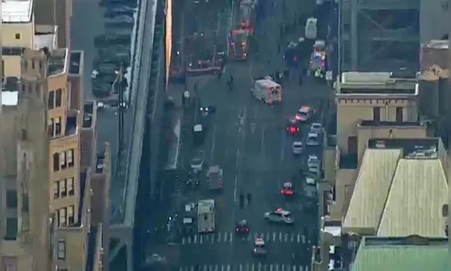 Polícia responde a relatos de explosão em Nova York