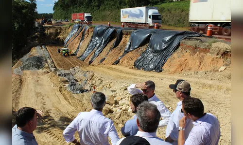 Avançam as obras de duplicação da Rodovia do Café