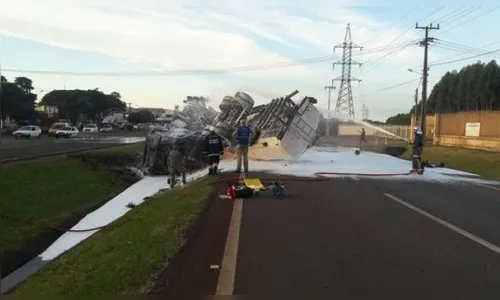 Após acidente, vazamento de combustível e 10 horas de interdição, tráfego é liberado na BR-369