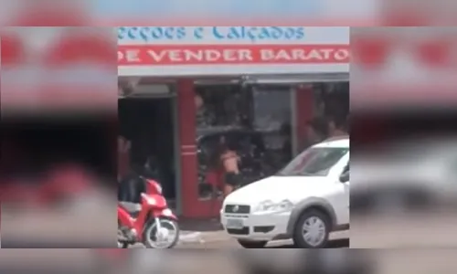 Vídeo mostra duas mulheres brigando no centro de Ivaiporã
