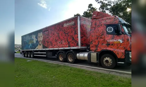 Criminosos roubam caminhão do cantor Gusttavo Lima