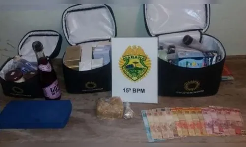 Polícia encontra drogas dentro de carro em Rolândia