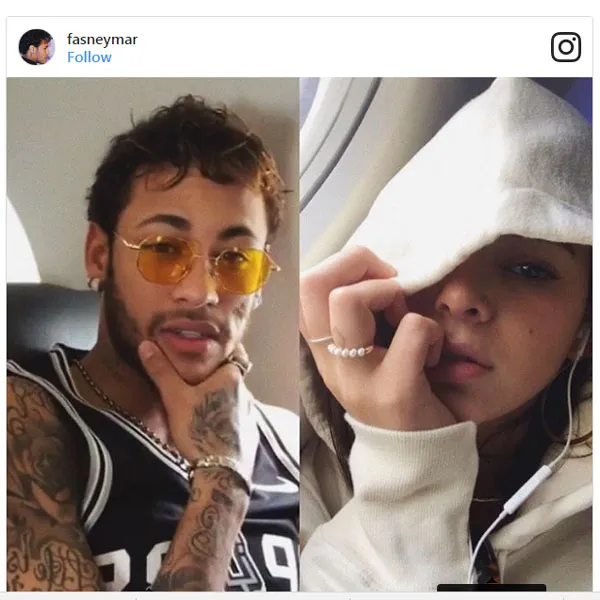 Bruna Marquezine e Neymar posam em jatinho e fãs questionam: ‘É o mesmo?’