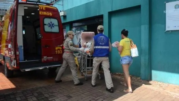 Menino foi socorrido ao hospital da cidade. Foto: Catve