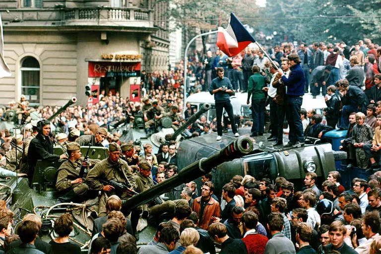 Primavera de Praga começou há 50 anos, com eleição de Dubcek - Foto Folha de São Paulo
