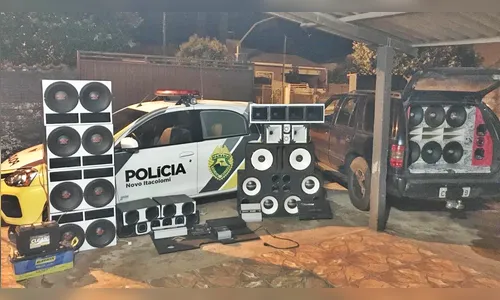 Som alto gera multa e apreensão de equipamentos em Novo Itacolomi