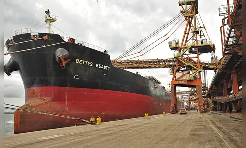 Porto de Paranaguá tem recorde na descarga de granéis sólidos