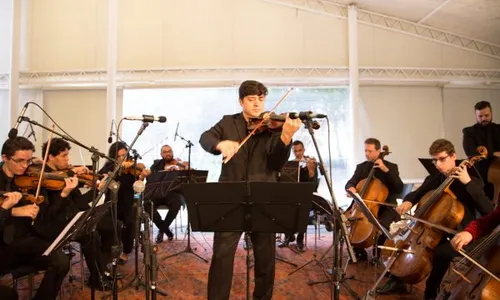 Faxinal sedia workshop com violinista da Orquestra Sinfônica de São Paulo