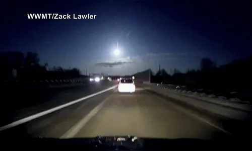 Meteoro é visto nos EUA e provoca tremor