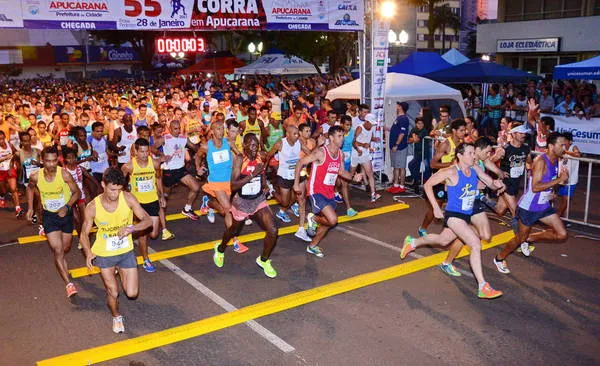 A corrida em Apucarana terá a presença de atletas nacionais e internacionais |  Foto: Delair Garcia