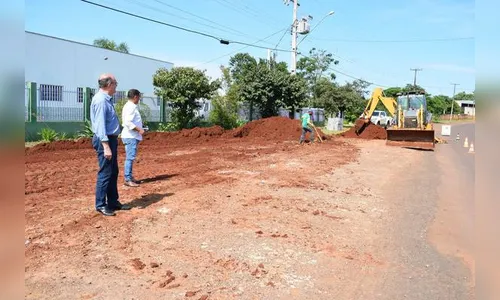 Ivaiporã inicia obras de ciclovia e galerias pluviais