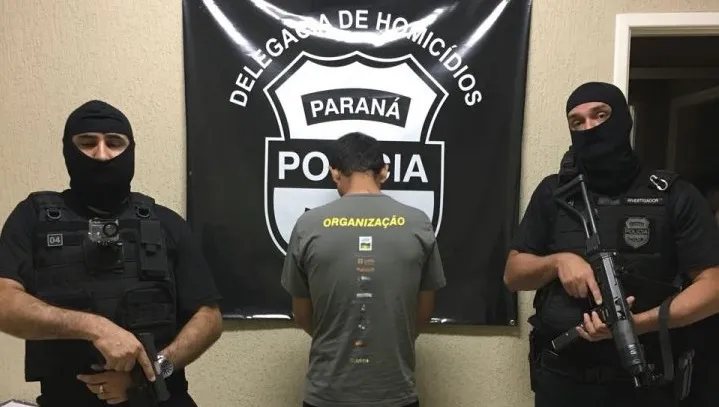 Rapaz é preso suspeito de matar moça com quem mantinha relacionamento virtual​ - Foto: Divulgação - Polícia Civil/PR​