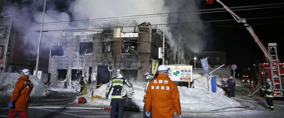 Incêndio em lar de idosos provoca a morte de 11 pessoas no Japão - Foto: Associtad Press/abcnews.go.com​