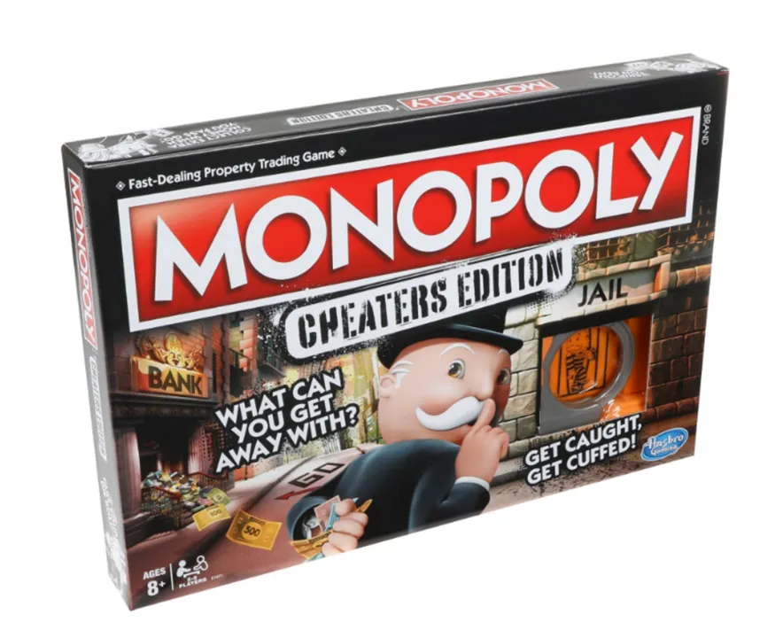 Jogo de tabuleiro Monopoly ganha versão para trapaceiros (Foto: Hasbro/Twitter)​