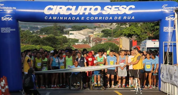 A corrida do Circuito Sesc será realizada no dia 11 de março, com largada defronte a Prefeitura de Apucarana - Foto: www.oesporte.com.br