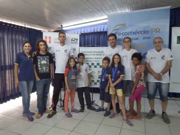 Os enxadristas de Arapongas fizeram bonito na etapa inicial do Campeonato Paranaense - Foto: Divulgação