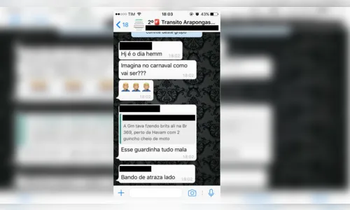 
							Grupo de Whatsapp avisa motoristas sobre locais de blitz
						
						