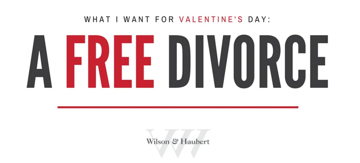 Escritório de advogados dá divórcio grátis como prêmio no Dia dos Namorados nos EUA (Foto: Wilson & Haubert, PLLC/Facebook)