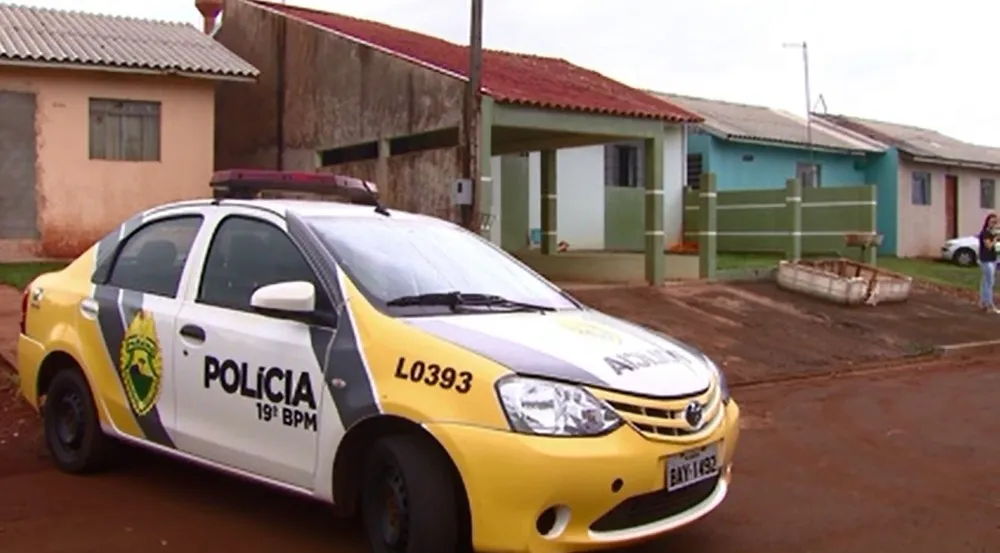 Polícia procura suspeito de matar três pessoas em Toledo, no oeste do Paraná, neste sábado (17) (Foto: Reprodução/ RPC Cascavel)