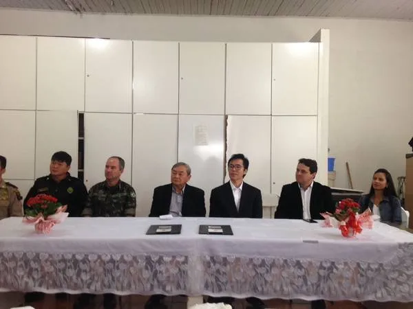 Consul japonês foi recebido por autoridades de Apucarana nesta segunda-feira
