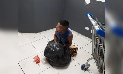 Preso tenta fugir da cadeia escondido em saco de lixo