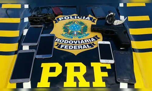 PRF prende homem que usava pistola falsa para assaltar motoristas 