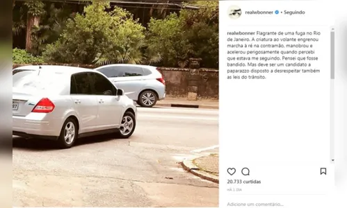 
							William Bonner conta nas redes que foi perseguido de carro nas ruas
						
						
