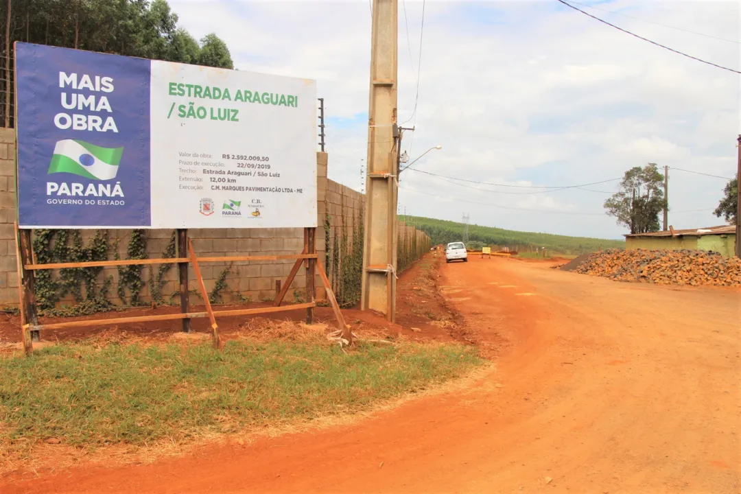 Prefeitura realiza recuperação da Estrada São Luiz