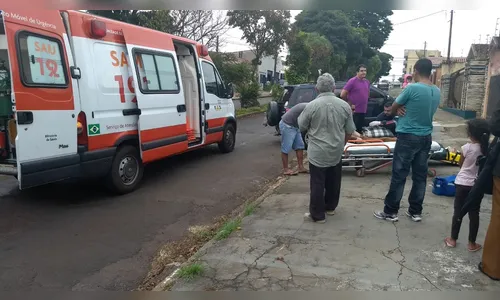 Acidente em Apucarana deixa mulher ferida