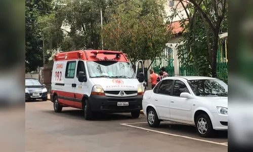 Homem é socorrido pelo Samu após passar mal no centro