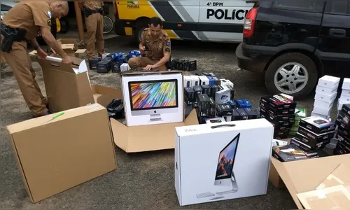 Polícia apreende carro com produtos contrabandeados em Mandaguari