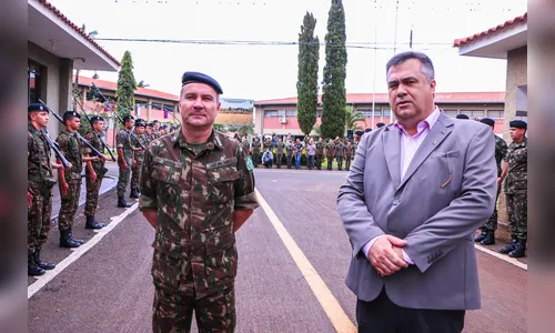 Prefeito prestigia incorporação de novos recrutas em Apucarana