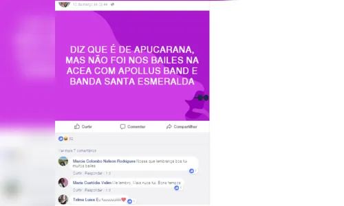 
							Lembranças de Apucarana inspiram internautas e geram memes na web
						
						