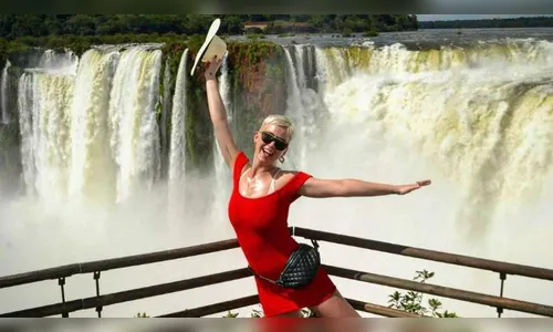 Katy Perry visita as Cataratas do Iguaçu no Paraná