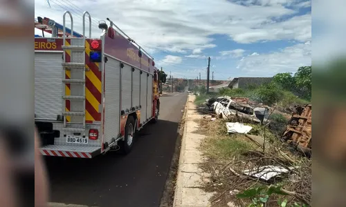 Incêndio mobiliza Corpo de Bombeiros em Apuarana