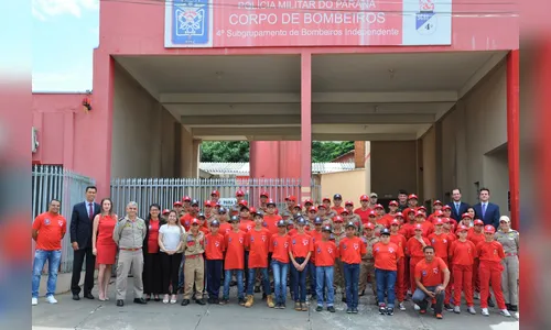 Bombeiro Mirim incorpora 70 novos meninos e meninas 