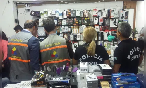 Ação conjunta restringe venda irregular eletroeletrônicos avaliados em R$ 500 mil