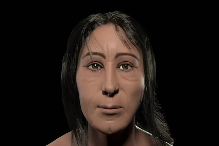 Cientistas brasileiros reconstituem rosto de homem que viveu há 2 mil anos - FOTO: REPRODUÇÃO - MUSEU NACIONAL/UFRJ