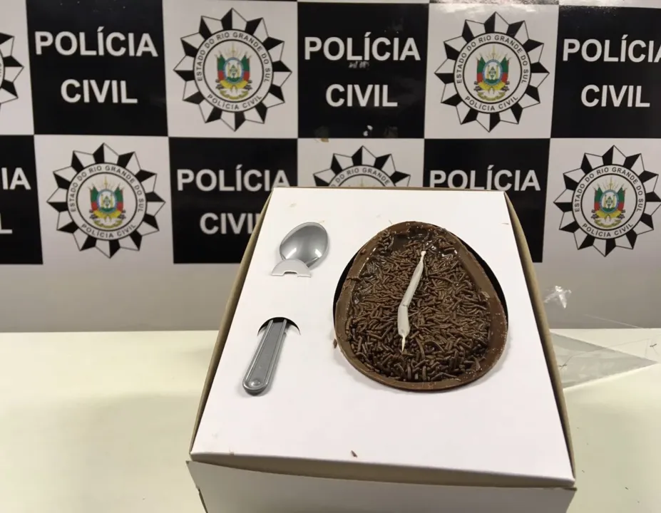 Quatro pessoas são presas por vender ovos de Páscoa com maconha - Divulgação: Polícia Civil
