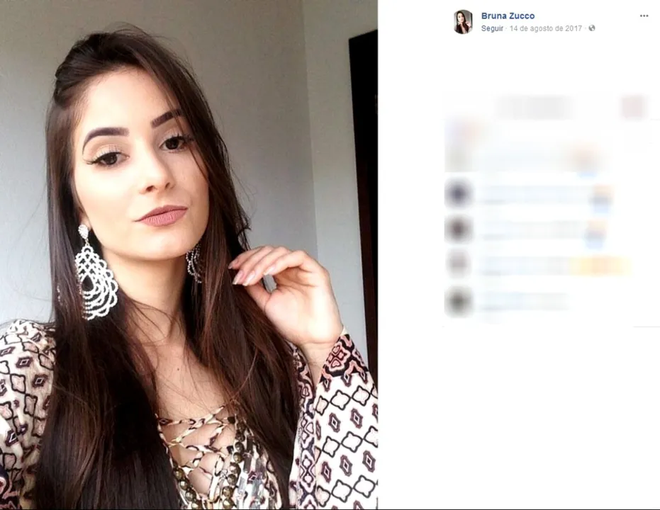 Miss Altônia, Bruna Zucco, desapareceu na madrugada de quinta-feira (22) - Foto: Reprodução Facebook
