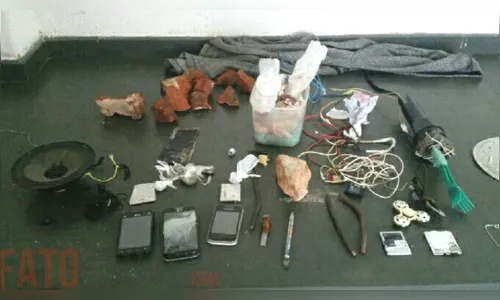 Polícia acha batedeira que era usada como furadeira na Cadeia de Arapongas