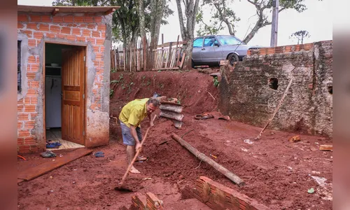 Fortes chuvas causam estragos em Apucarana