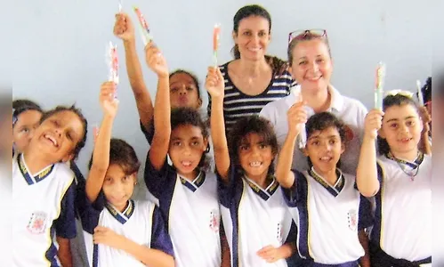 Parceria entre SEMED e SEMUS leva projeto de educação para a saúde em Escolas