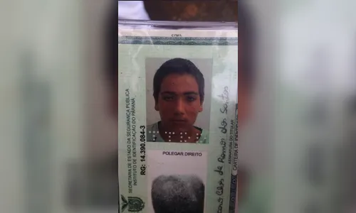 Família procura menino de 16 anos que sumiu de casa há 5 dias 